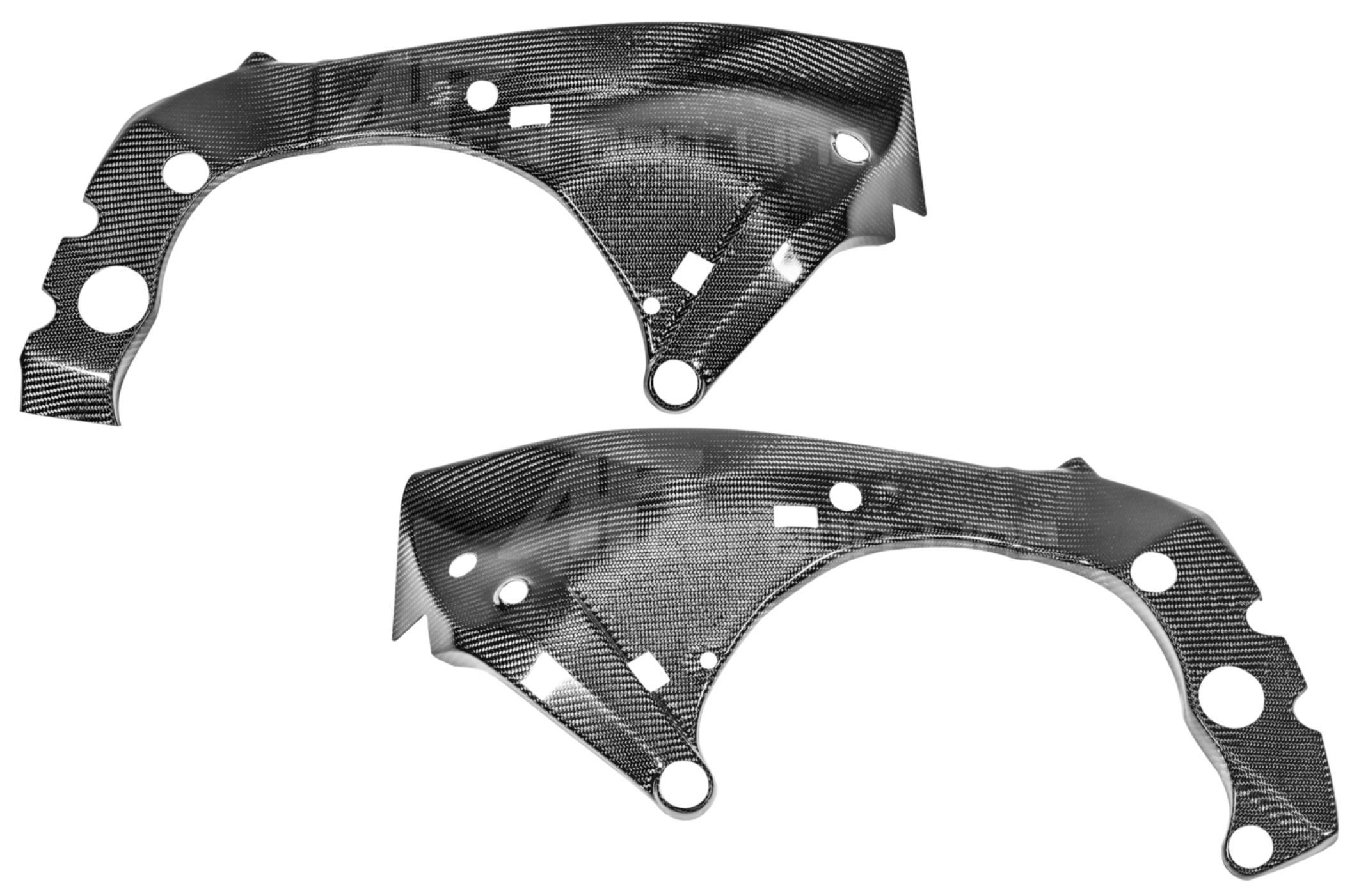 AP Carbon Line 200g Carbon Fiber Frame Guards - 2015-2023 Yamaha YZF-R1/M