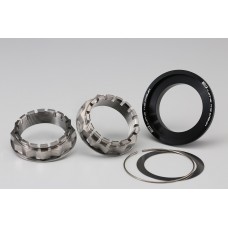 Aella Large Hub Two Titanium Nuts & Aluminum Taper Cone Set (Rear Axle) - Ducati Panigale V4