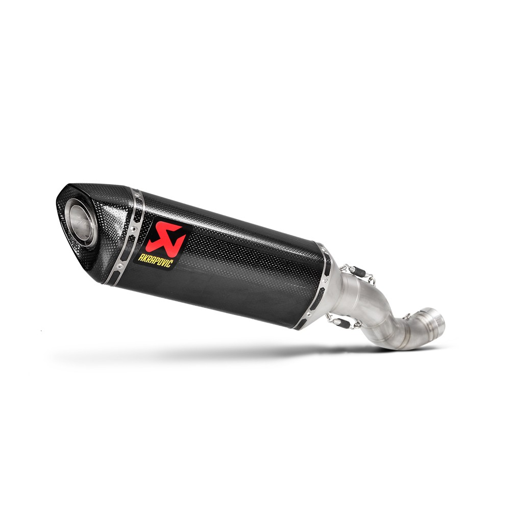 Akrapovic Racing Carbon Fiber Slip-On Muffler - Aprilia RSV4 2015-2016