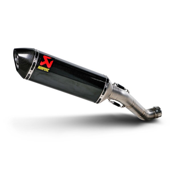 Akrapovic Racing Carbon Fiber Slip-On Muffler - Aprilia RSV4 2009-2014