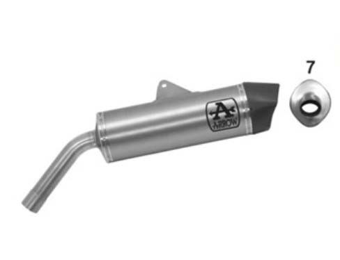 Arrow Maxi Race-Tech Approved Titanium Silencer with Carbon End Cap - 2018-2020 BMW F 850 GS