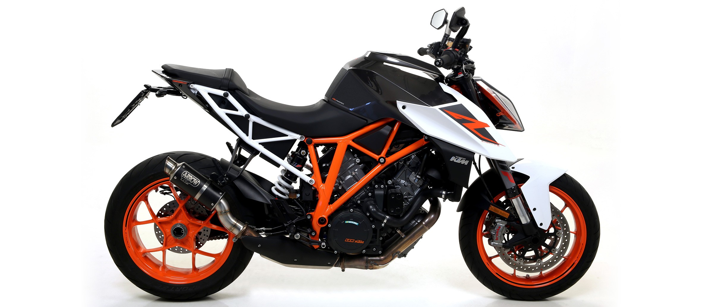 Arrow GP2 Dark Slip On Muffler - 2017-2019 KTM SuperDuke R 1290