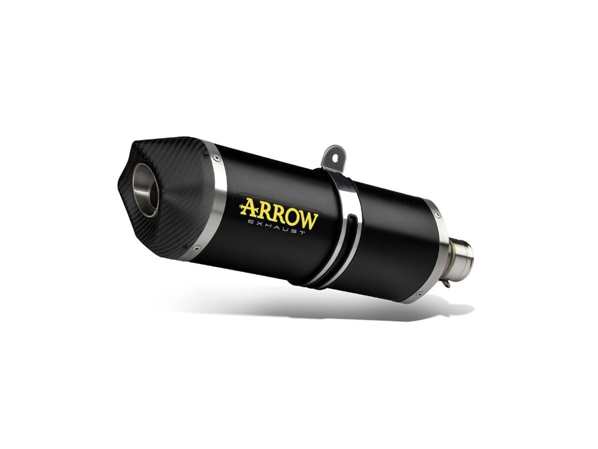 Arrow Race-Tech Aluminum "DARK" Silencer w/ Carbon end cap - Triumph Speed Triple 1200 RS (2021-2023)