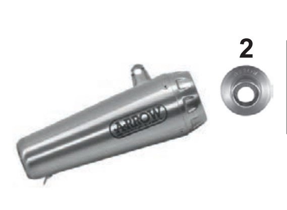 Arrow Titanium Pro-Race Silencer - 2020 Yamaha Tracer 700