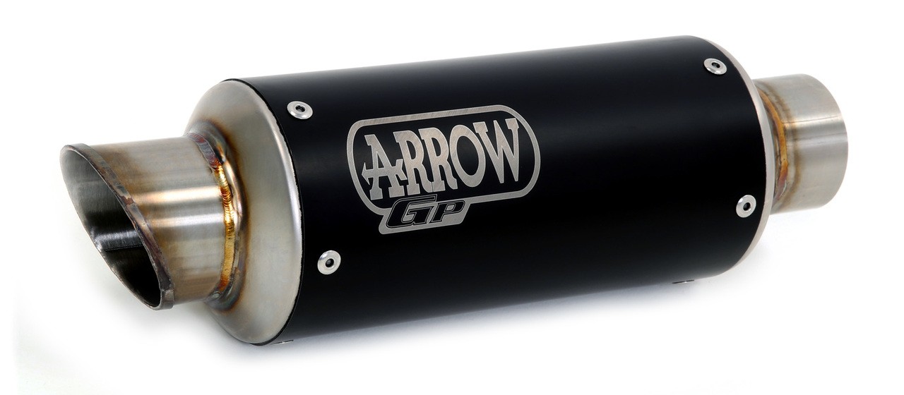 Arrow GP2 Nichrom Dark Slip On Muffler - 2019 Kawasaki Z400