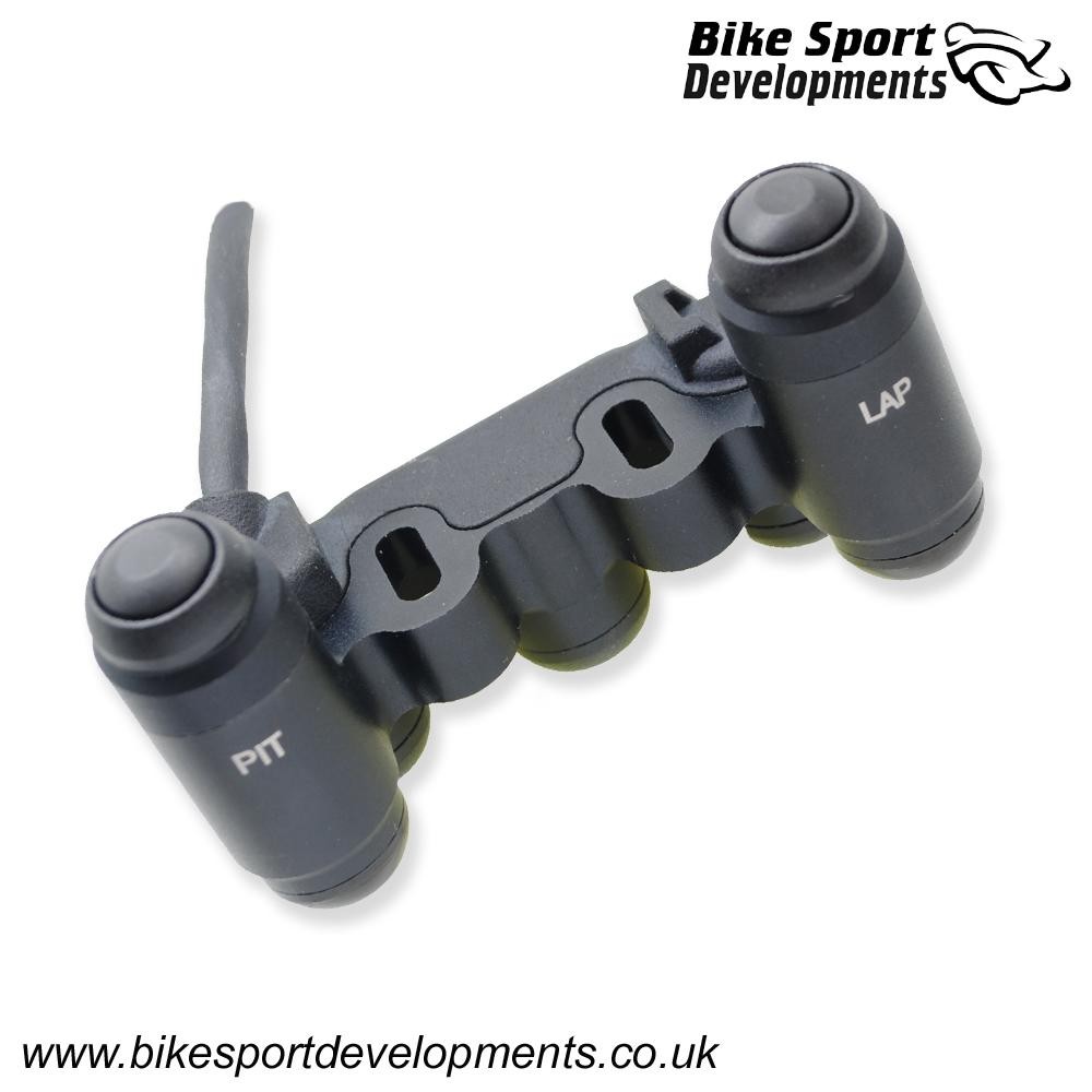 Bike Sport Developments - 7 Function Race Switch - Bar Clamp Mount - Up/Down/Select/Map/Pit/Rain/Lap - Yamaha YZF-R1 (2020+)