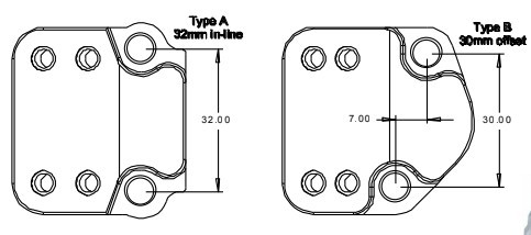 Bike Sport Developments - New Style Mount Yamaha 2015+ YZF-R1 / R1M / R1S Left Side Button Pod - Plug and Play - YEC HARNESS / ECU