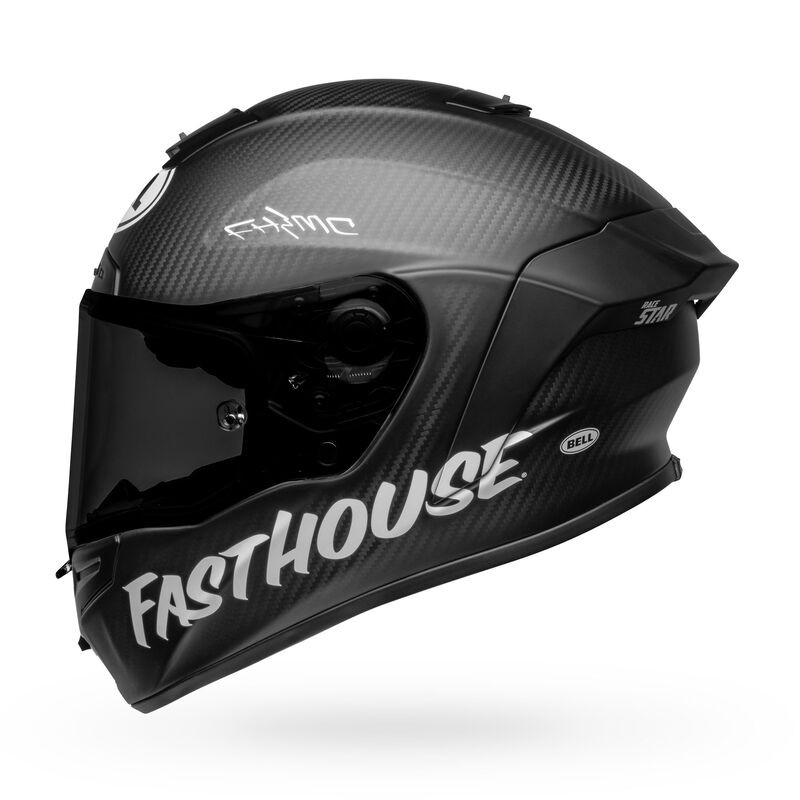 Bell Race Star Flex DLX Carbon Fiber Helmet - FASTHOUSE Street Punk