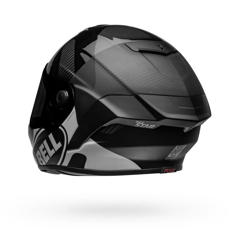 Bell Race Star Flex DLX Carbon Fiber Helmet - HELLO COUSTEAU Matte Black/White