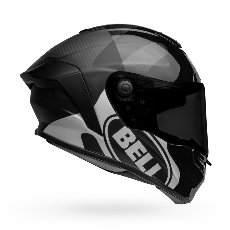 Bell Race Star Flex DLX Carbon Fiber Helmet - HELLO COUSTEAU Matte Black/White