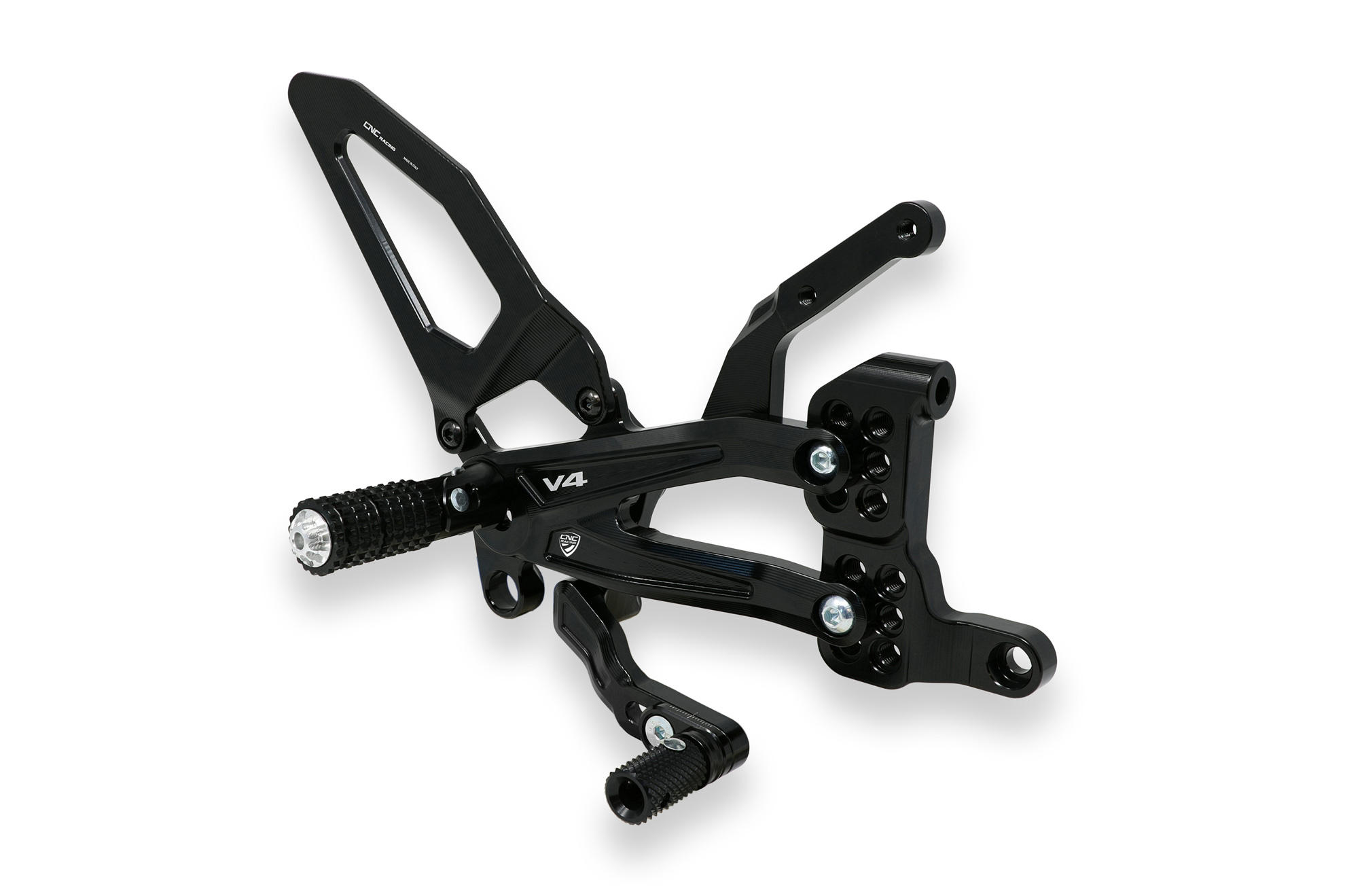 CNC Racing RPS Adjustable Rearset for the Ducati Streetfighter V4 / V4 S