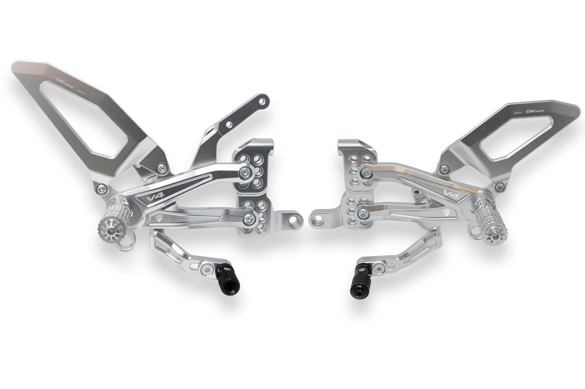 CNC Racing RPS Adjustable Rearset for the Ducati Streetfighter V4 / V4 S