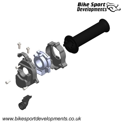 Bike Sport Developments Billet Aluminum Throttle Housing for Kawasaki ZX-10R / ZX-10RR (2021-2023)