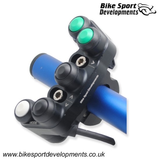 Bike Sport Developments -Standard ECU 6 Function Bar Clamp Mount - Multifunction Honda CBR1000RR 2020 - 2021