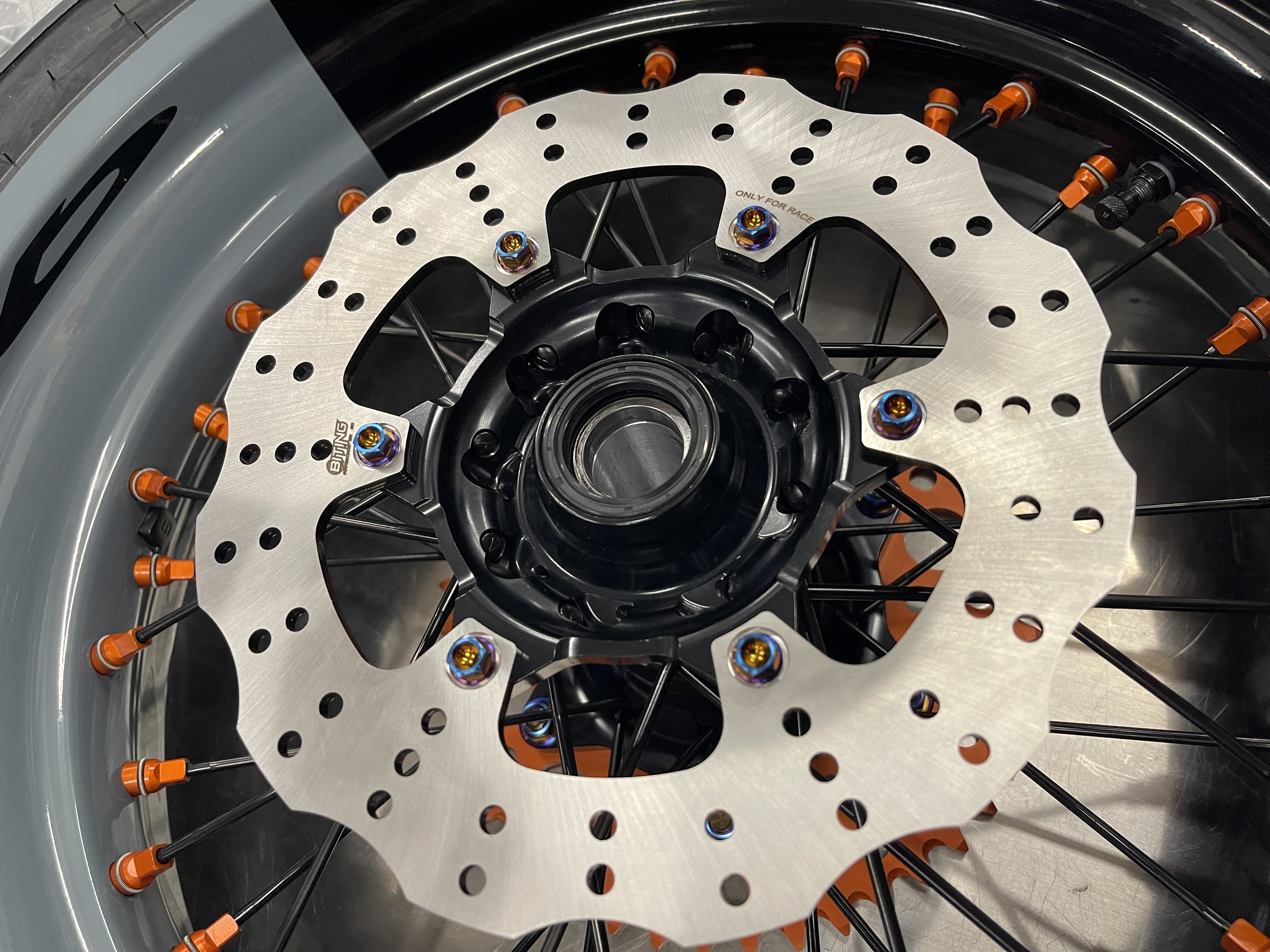 Biting Performance Supermoto Rear Brake Disc - KTM / Husqvarna / Gas Gas - 125 / 250 / 300 / 450 / 500