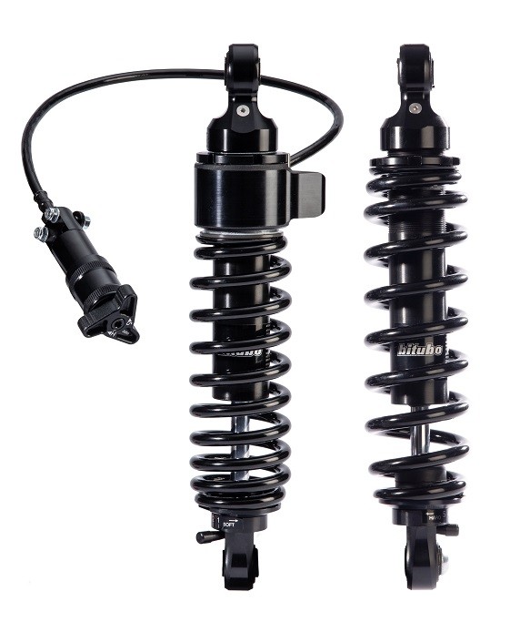 Bitubo Road Rear Twin Shocks For Harley Davidson Road Glide Special 2017 - 2021 ( 326mm , Black )