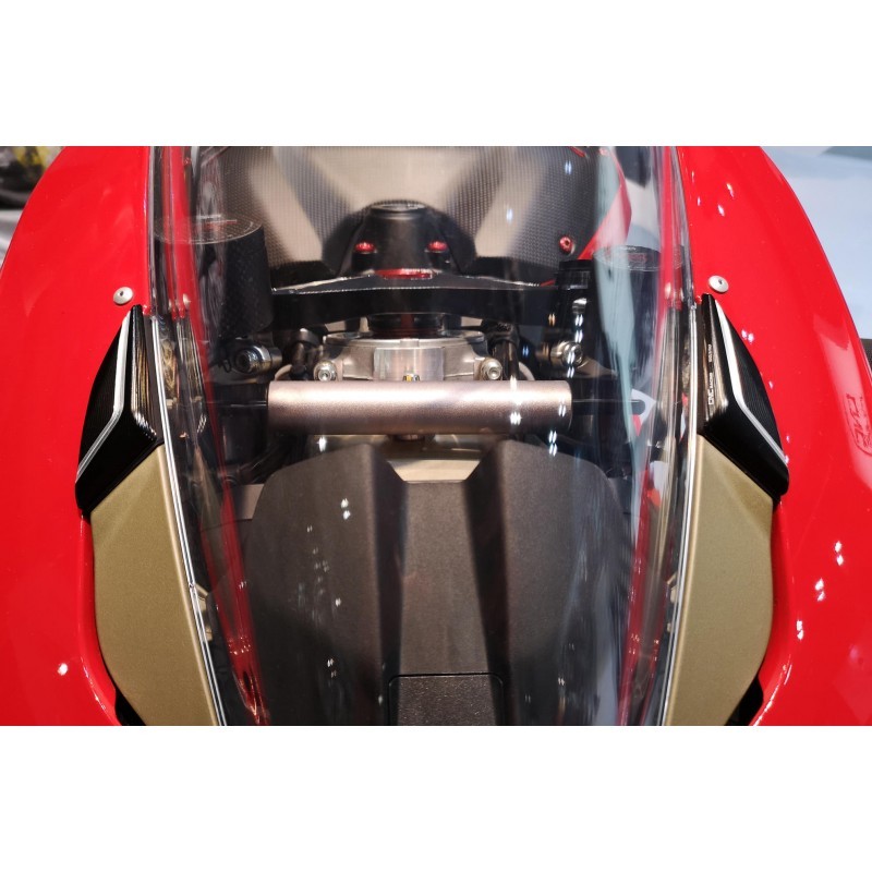 CNC Racing Mirror Block Offs - Ducati Panigale V4 / S / Speciale / R / V2