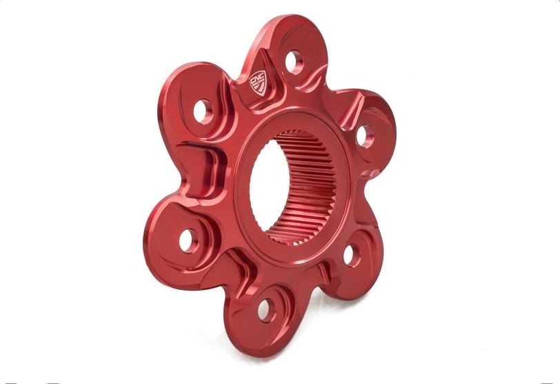 CNC Racing Large Billet Aluminum Rear Hub Flange - Ducati Panigale / Streetfighter V4 / S / R / Speciale