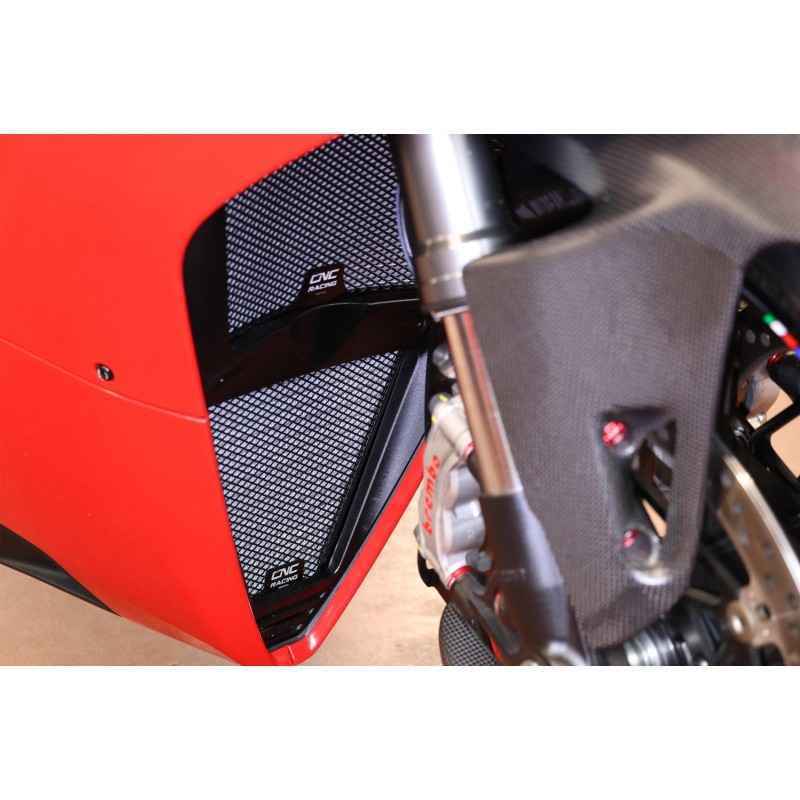 CNC Racing Radiator Guard Kit - Ducati Panigale / Streetfighter V4 / R / S / Speciale