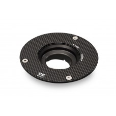 CNC Racing Carbon Fiber Gas Cap Flange - Aprilia, Ducati, MV Agusta