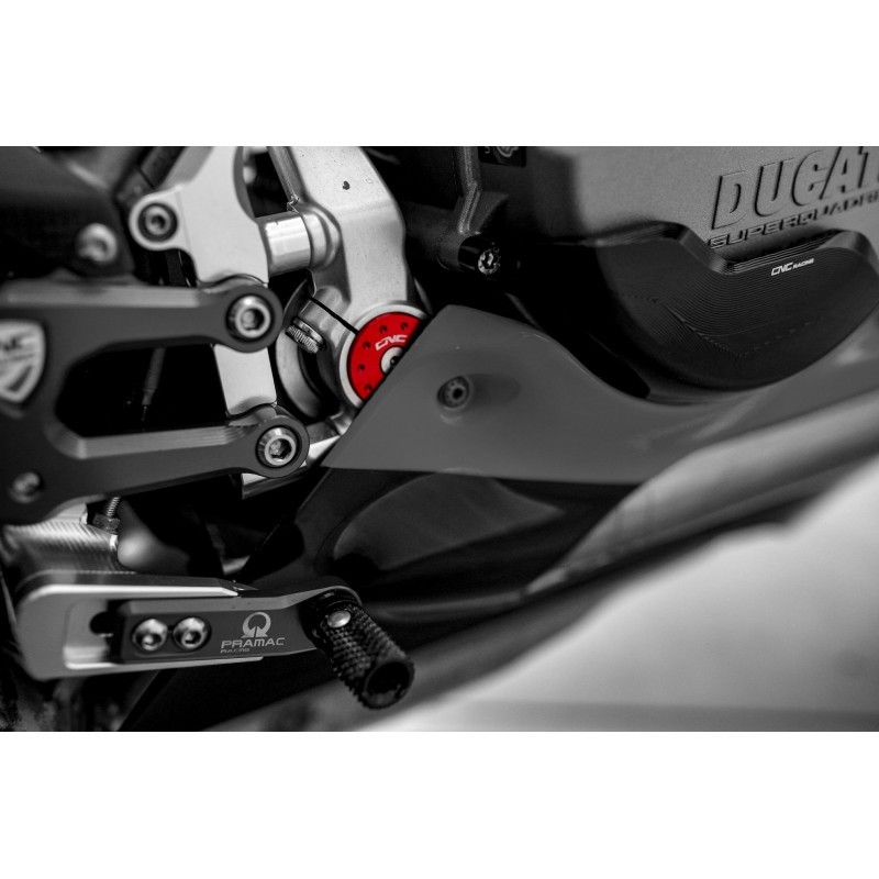 CNC Racing Rearset (Lower) Frame Plug Kit - Ducati Panigale V4 / V2 / 1299 / 1199 / 959 / 899 and Streetfighter V4