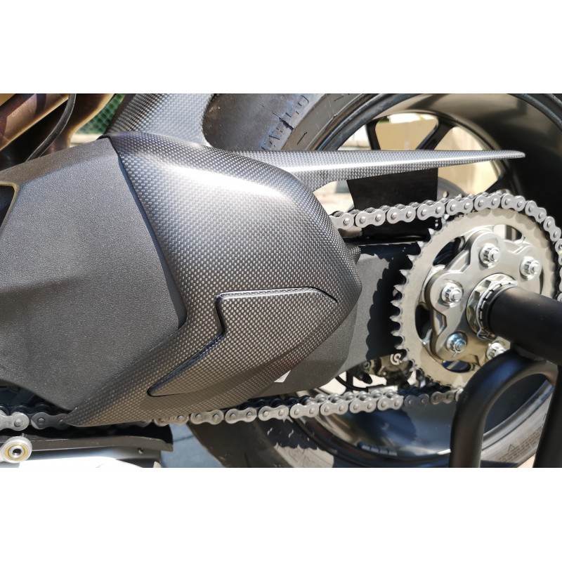 CNC Racing Carbon Fiber Swingarm Cover - Ducati Panigale V4