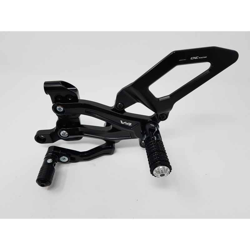 CNC Racing RPS Adjustable Rearsets for the Ducati Panigale V4 / S / Speciale