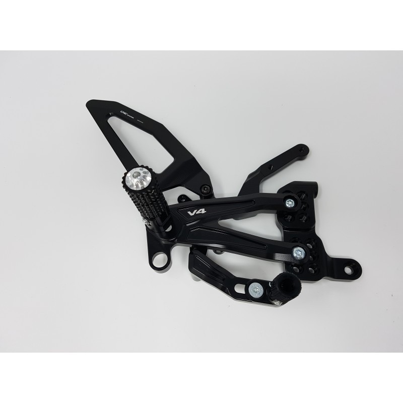 CNC Racing RPS Adjustable Rearsets for the Ducati Panigale V4 / S / Speciale