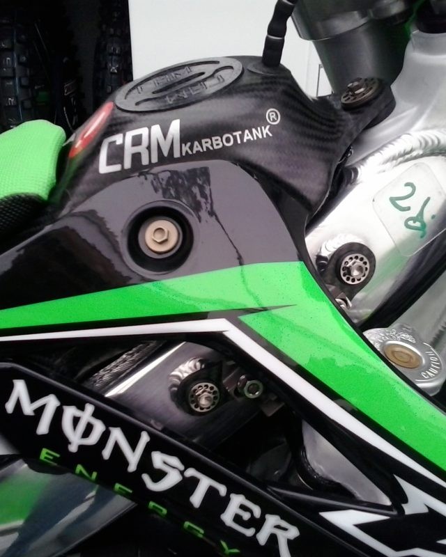 CRM Compositi Carbon Fiber Tank for Kawasaki KX450F 2009 - 2011