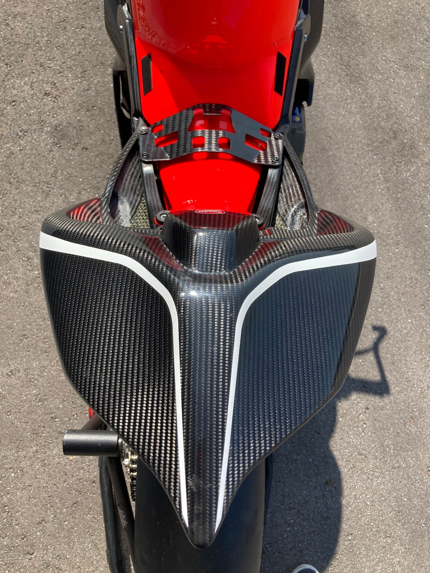 Carbon Fiber Subframe / Monocoque Tail Assembly - Ducati Panigale V4 R / V4 S / V4 SP / Superleggera