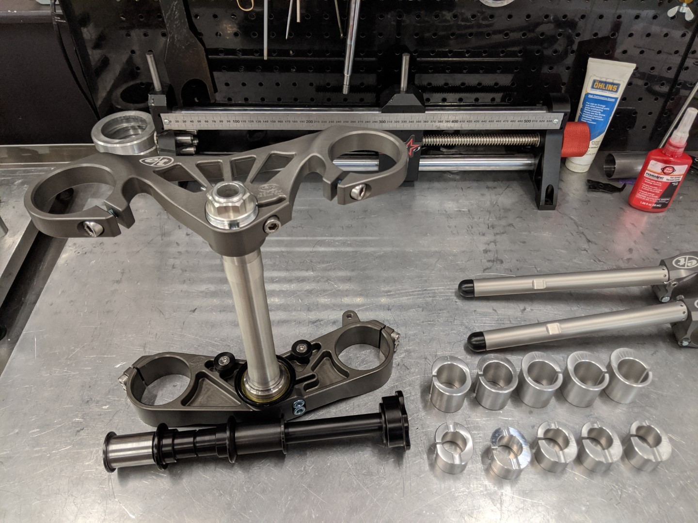 Evol Technology Pro-Flex Adjustable Superbike Fork Triple Clamp Kit - 2020+ BMW S1000RR