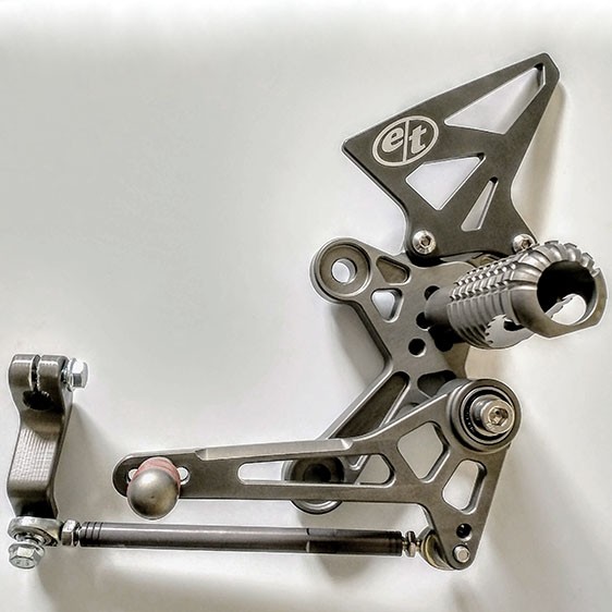 Evol Technology Racing Rearsets Kit - Kawasaki Ninja 400