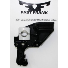 Fast Frank Racing Underslung Rear Brake Caliper Bracket for 2011-19 Kawasaki Ninja ZX-10R / ZX-10RR