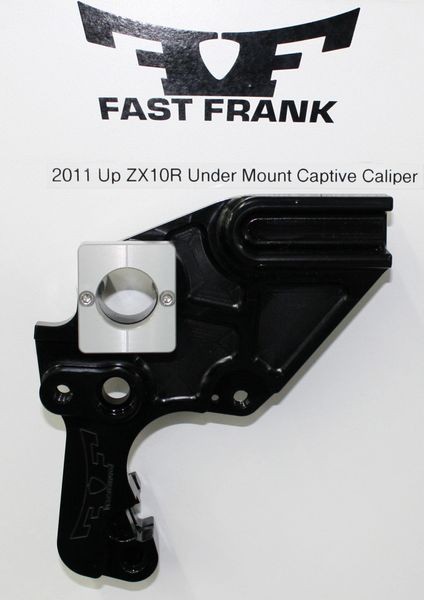 Fast Frank Racing Underslung Rear Brake Caliper Bracket for 2011-19 Kawasaki Ninja ZX-10R / ZX-10RR