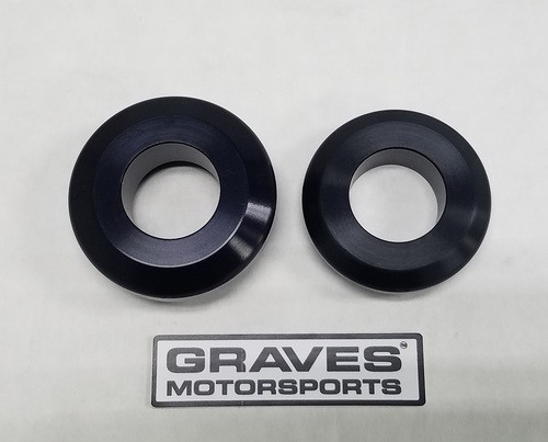 Graves Motorsports Captive Rear wheel Spacers - 2019+ Kawasaki Ninja ZX-6R