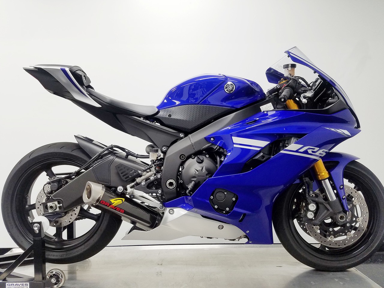 Graves Motorsports Yamaha YZF-R6 Full Titanium - Carbon WORKS 7 Exhaust 2006+