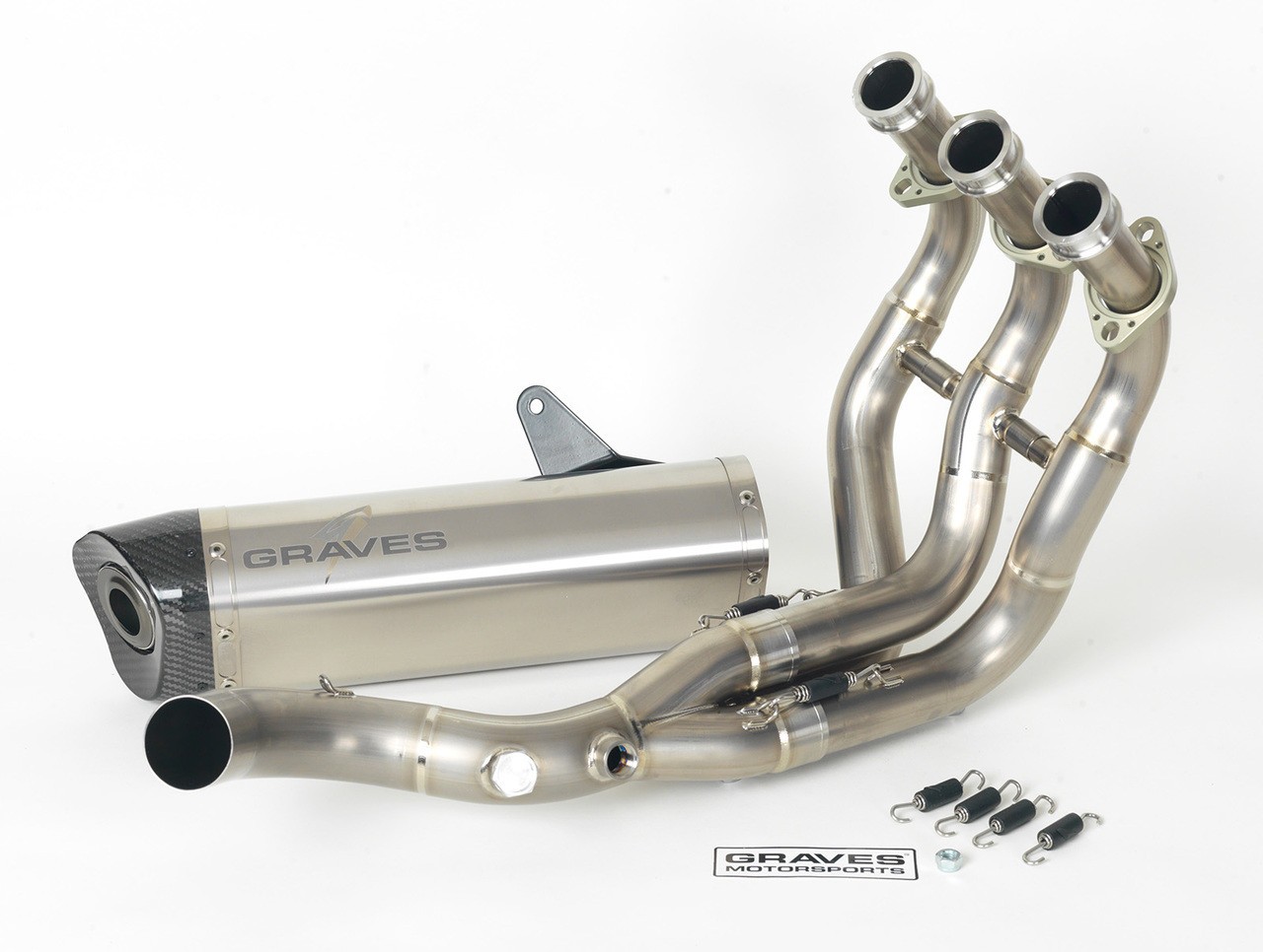 Graves Motorsports Yamaha Full Titanium Exhaust  w/ Titanium Silencer - XSR900 (2017-2020) / FZ-09 (2014-2016) / MT-09 (2018-2020) / FJ-09 (2015-2020)