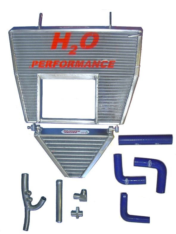 H2O Performance Oversize Radiator and Oil Cooler Kit - Ducati 998 R