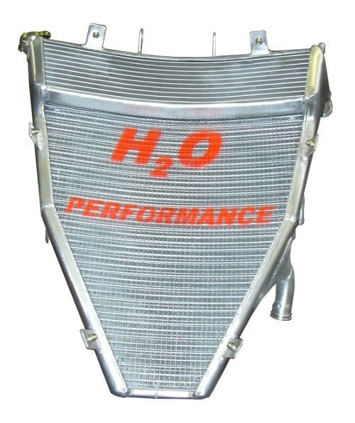 H2O Performance Oversized Water Racing Radiator - Honda CBR600RR (2003-2005)