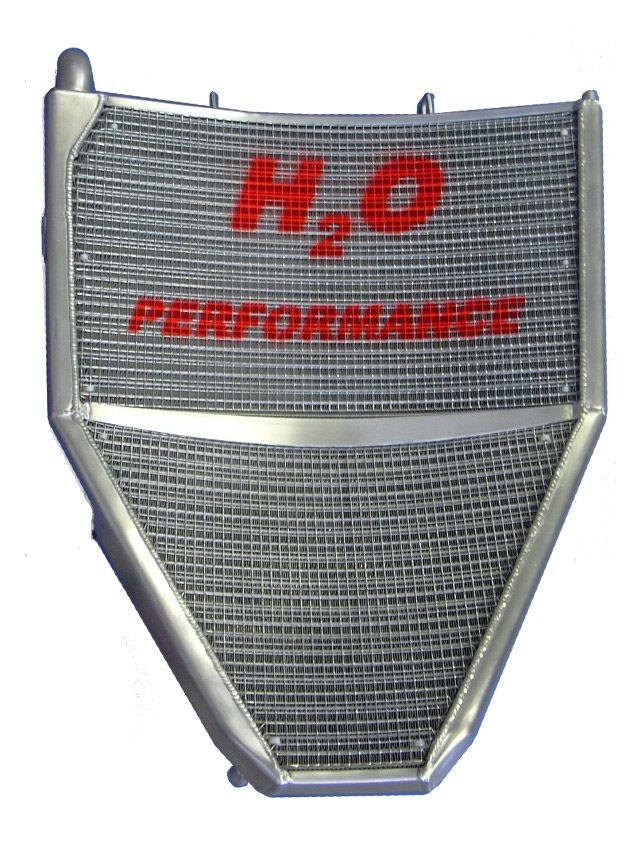 H2O Performance Oversized Water Racing Radiator - Honda CBR600RR (2007-2013)