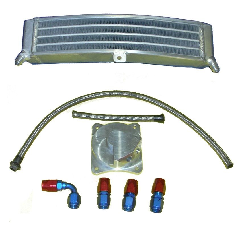 H2O Performance Additional Oil Radiator and Kit - Honda CBR600RR (2007-2012)