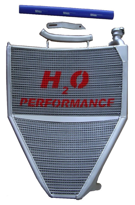 H2O Performance Oversize Radiator Kit - Triumph Daytona 675 (2006-2012)