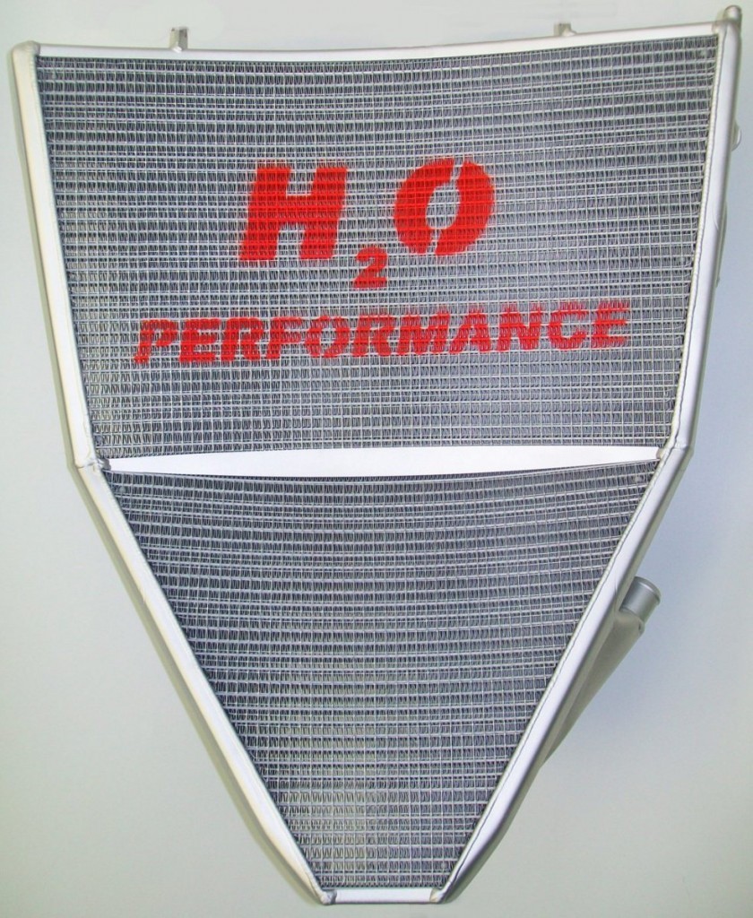 H2O Performance Oversize Radiator Kit - Suzuki GSX-R600 (2004-2006)