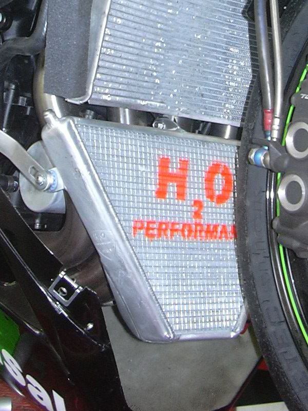 H2O Performance Additional Racing Radiator - Kawasaki ZX-10R (2008-2010)