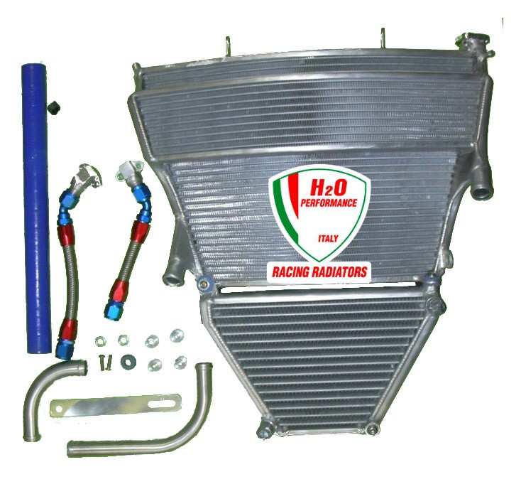 H2O Performance EVO Oversize Radiator and Oil Cooler kit - Suzuki GSX-R1000 (2005-2006)