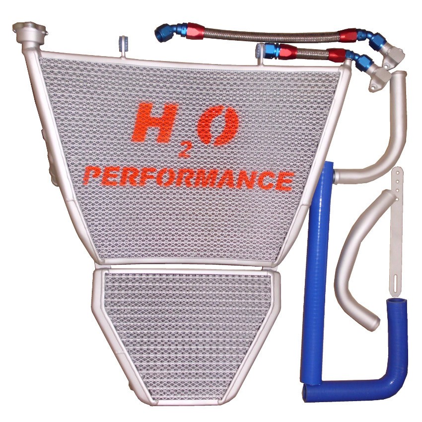 H2O Performance EVO Oversize Radiator and Oil Cooler kit - Suzuki GSX-R1000 (2009-2016)