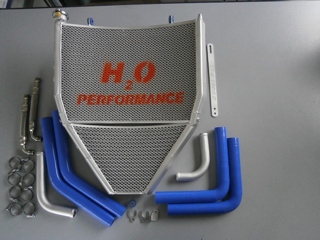 H2O Performance EVO Oversize Radiator and Oil Cooler kit - Suzuki GSX-R1000 (2017-2022)