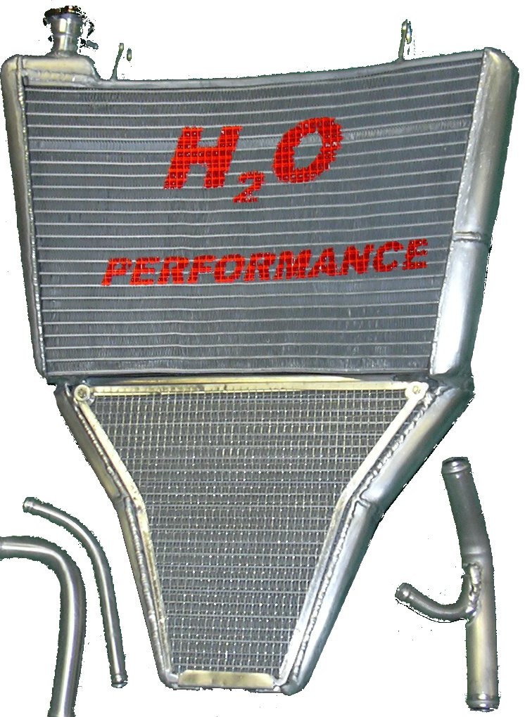 H2O Performance EVO Oversize Radiator and Oil Cooler kit - (2003 - 2005) Yamaha YZF-R6