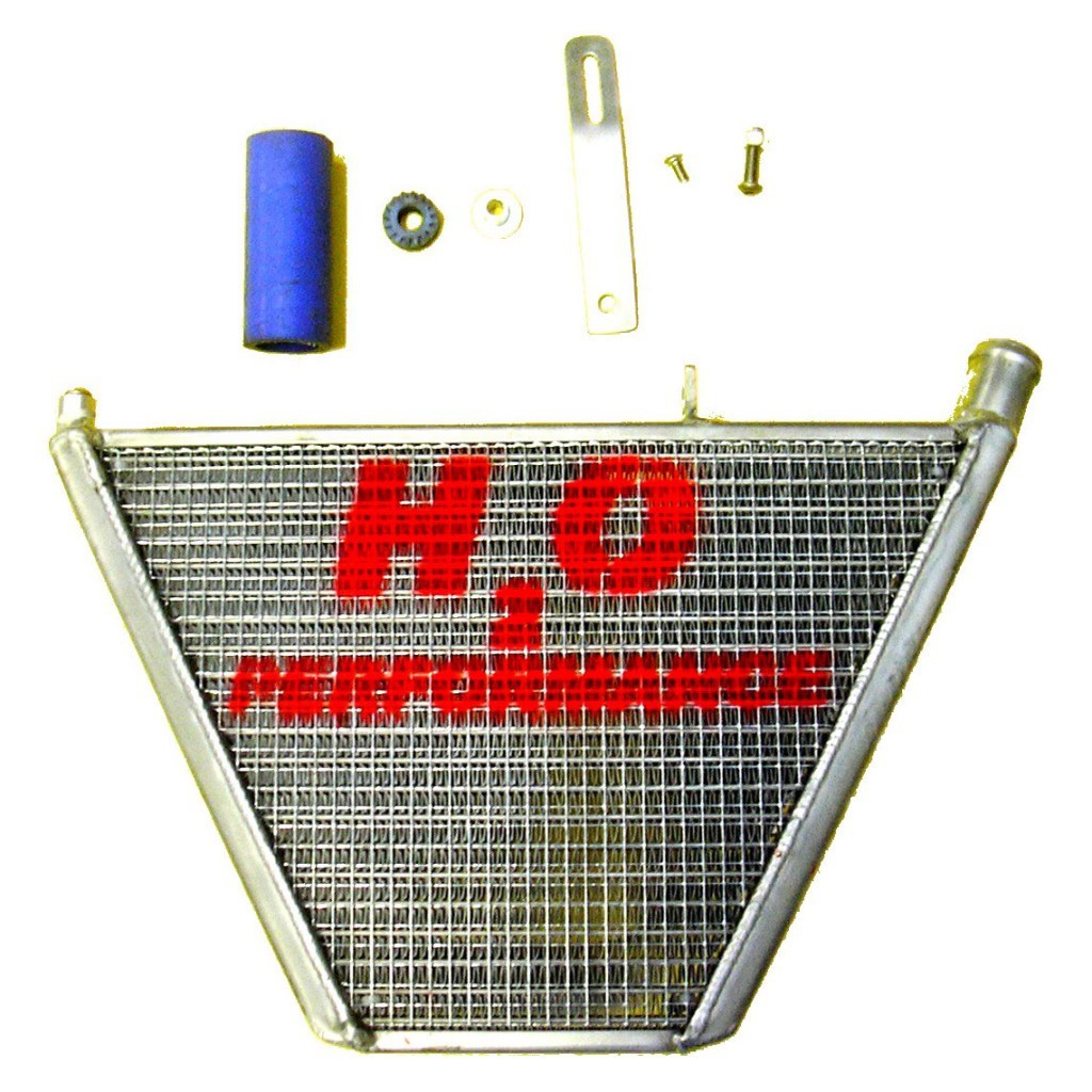 H2O Performance Additional Racing Radiator - Kawasaki ZX-6R (2005-2006)