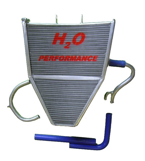 H2O Performance Oversize Radiator Kit - 2009-2022 Kawasaki Ninja ZX-6R